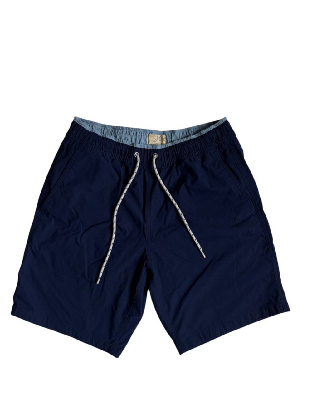 J.Crew 8" Stretch Swim Trunk (Navy) - Small